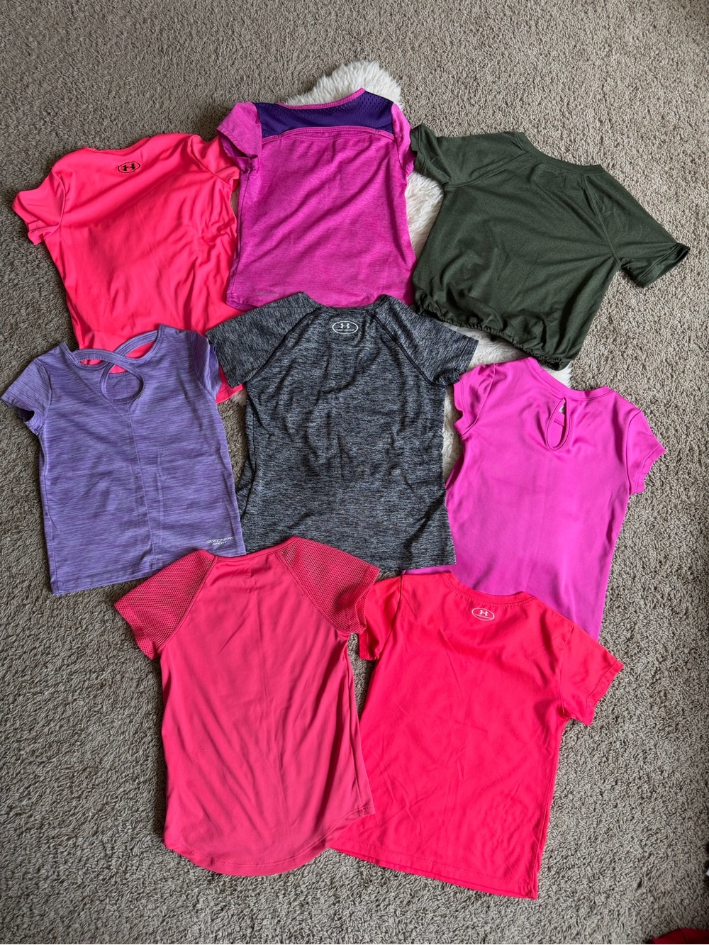HUGE lot of 8 Athletic T-shirts | Sz 6 - Picture 2 of 14